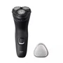 Philips S1141/00 Shaver Series 1000 con Cuchillas PowerCut y Cabezales 4D Flexibles, Negro intenso